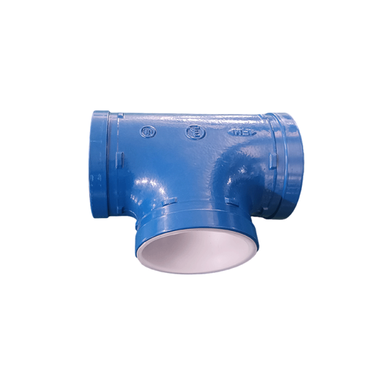 建支牌襯塑管件 溝槽襯塑管件 外藍(lán)內(nèi)白